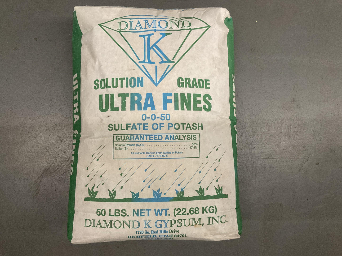 DK Ultra Fines Sulfate Of Potash 0-0-50 (50LB)