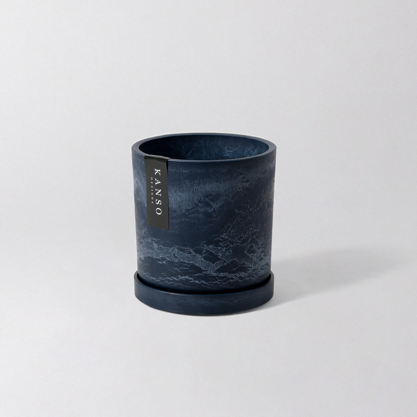 Kanso Designs Signature Planters & Saucer- Tatami Sand 4"