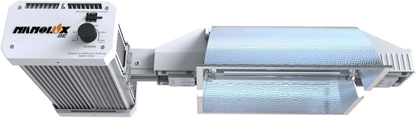 Nanolux 1000W DE Fixture 240V (Fixture Unassembled)
