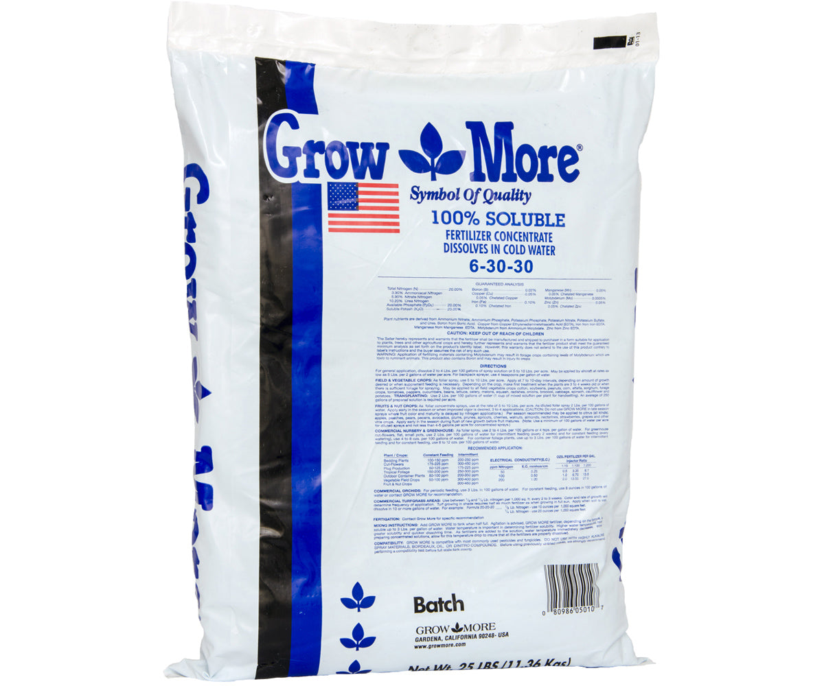 Grow More 6-30-30 (25lb)