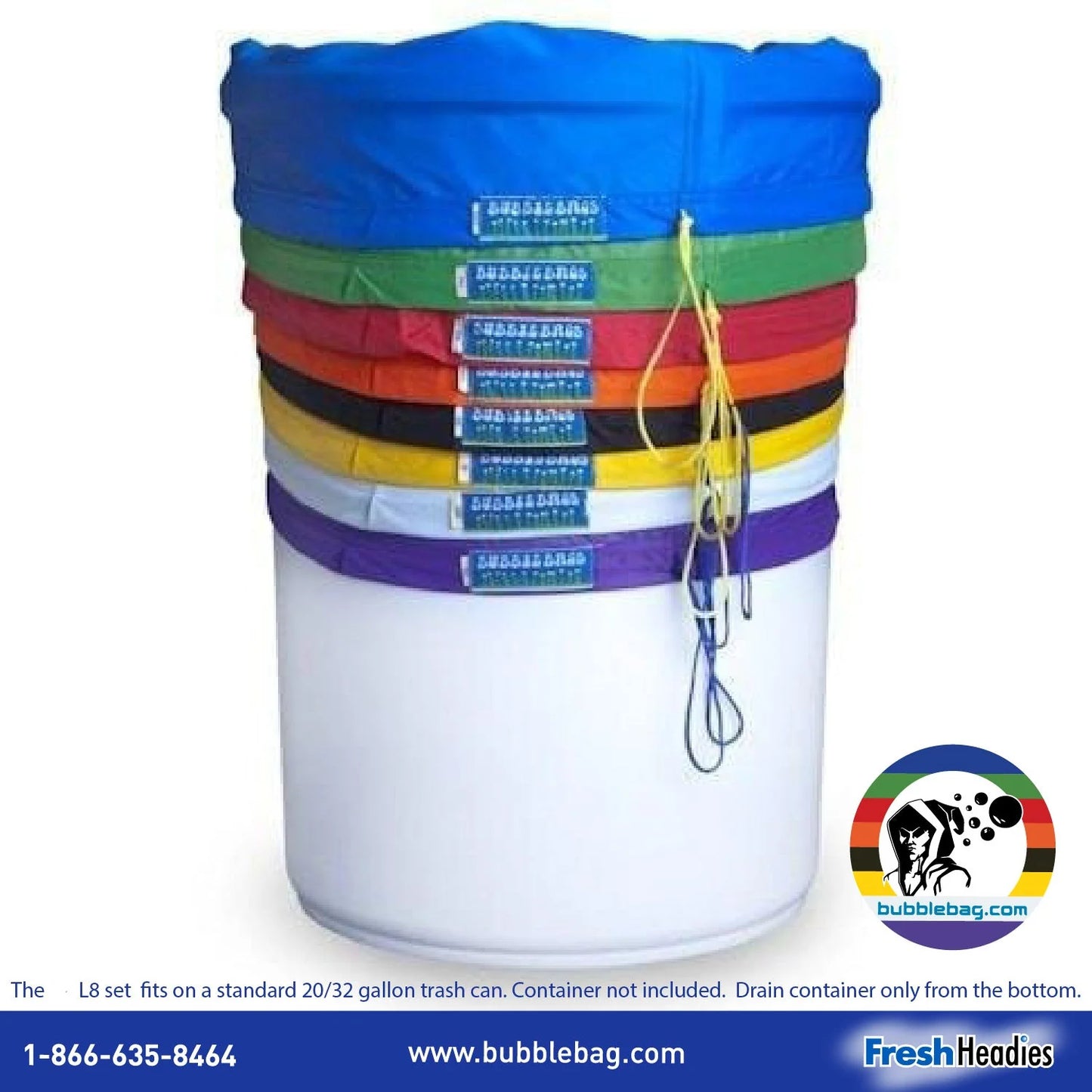 Original Bubble Bag 20 Gal (8 Bag Kit)