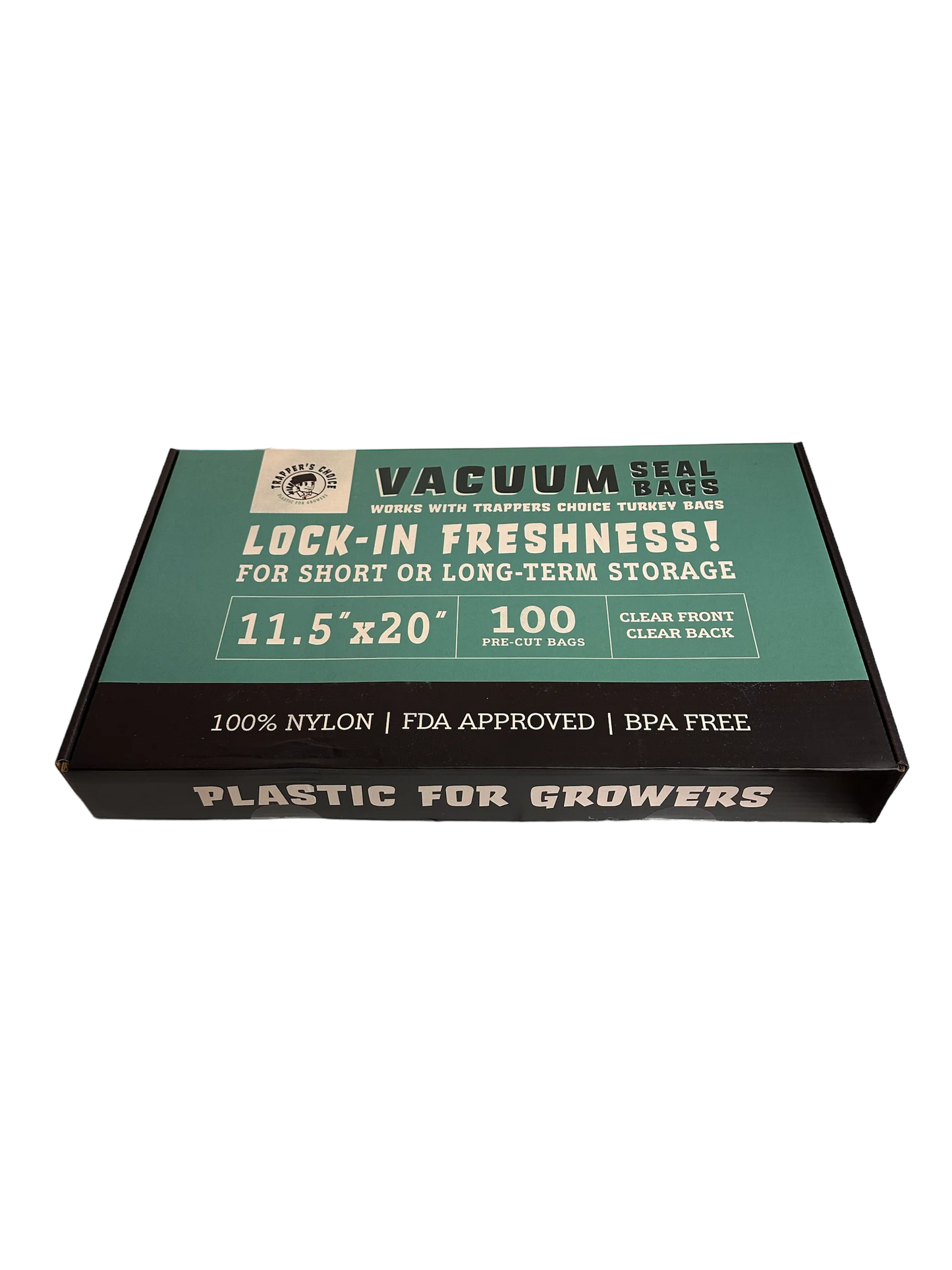 Trapper's Choice Clear Vacuum Seal Bags 11.5"x20"