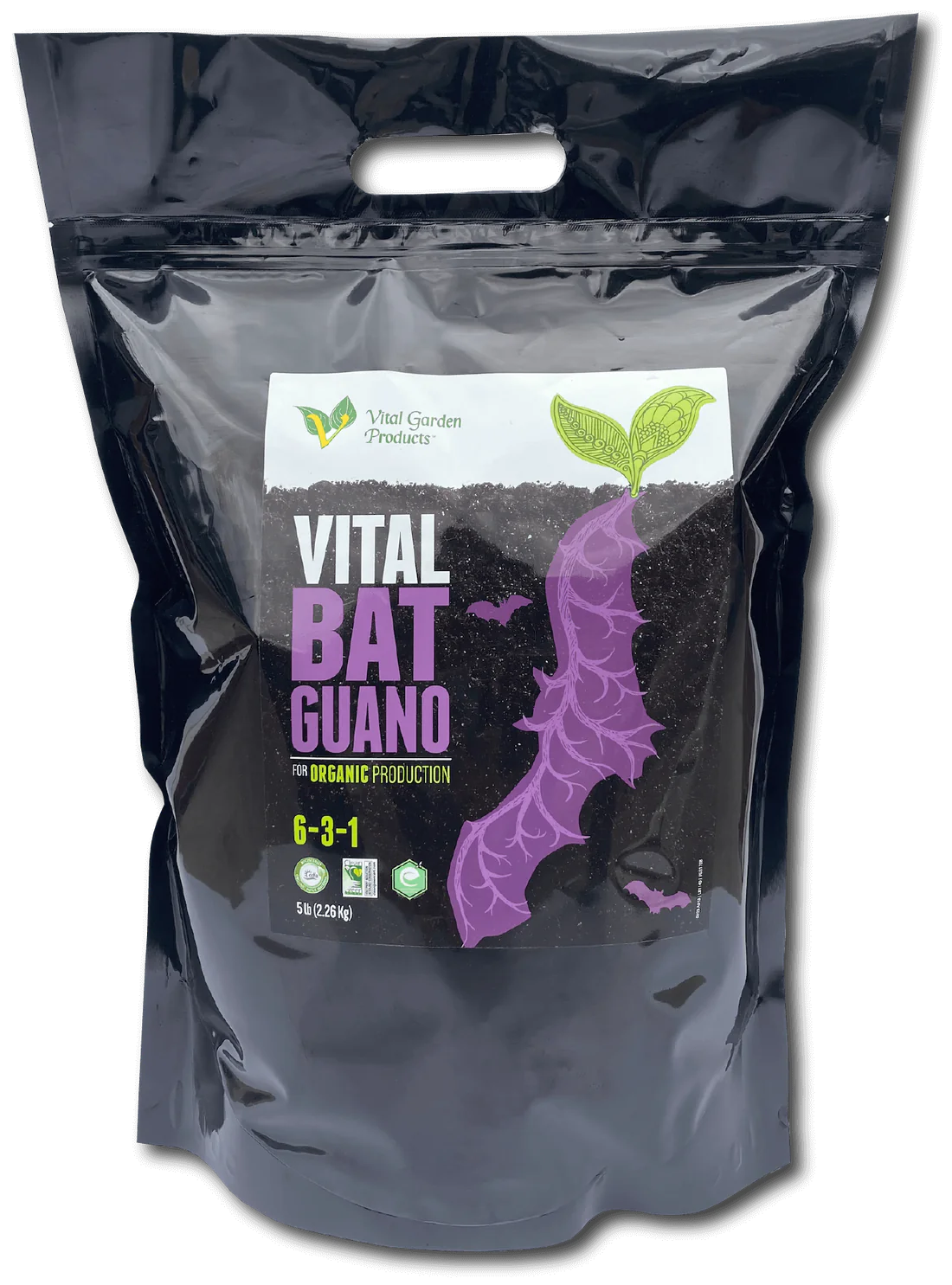 Vital Earth 6-3-1 High Nitrogen Bat Guano (5LB)