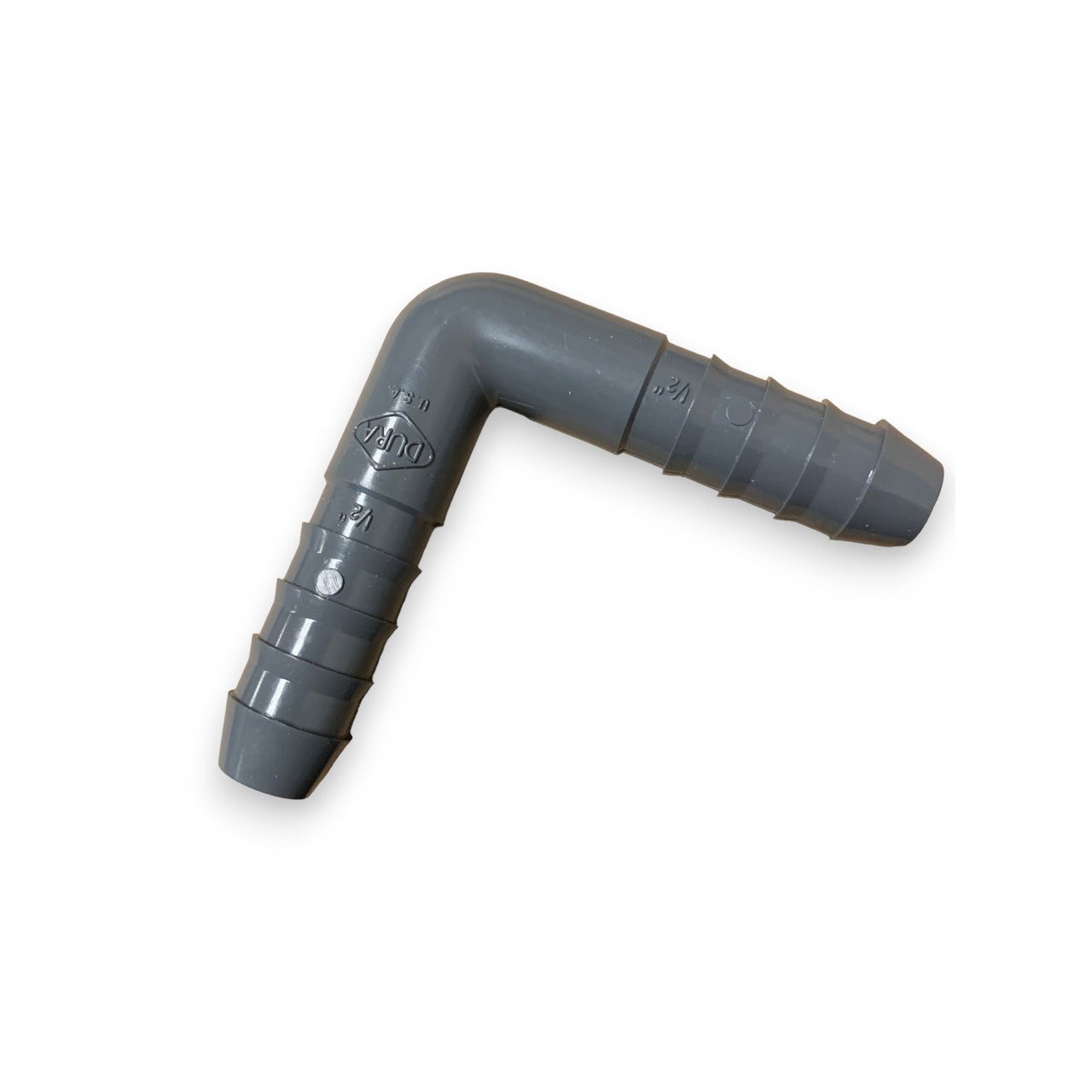 Drip Works 1/2" Barbed Elbow Grey (10/Pack)