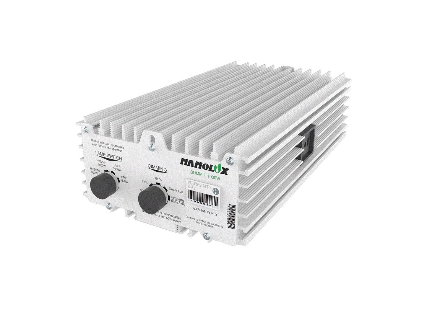 Nanolux DE Remote Digital Ballast 1000W