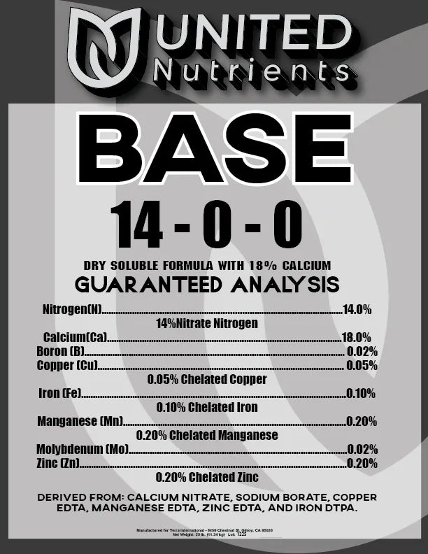 United Nutrients Base (14-0-0) 25 LB Bag