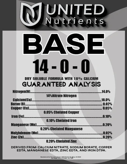 United Nutrients Base (14-0-0) 25 LB Bag
