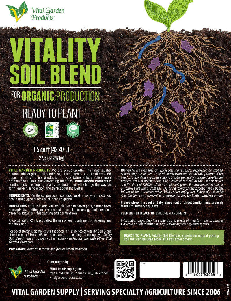 Vitality Organic Soil Blend Tote (2 Yd)