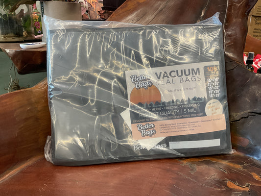 Better Bags Vacuum 15" x 20" Seal Bags Black/Clear