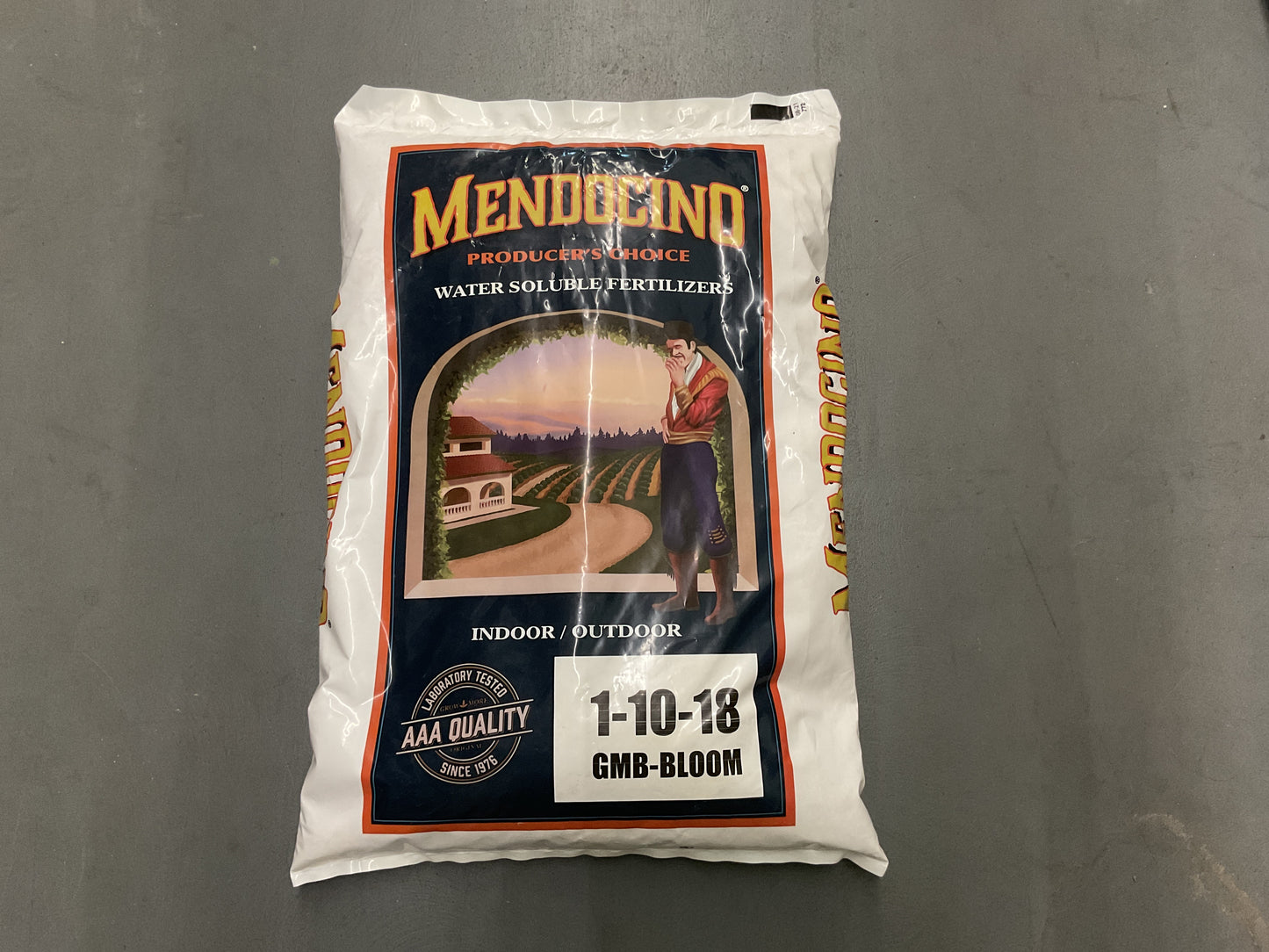 Growmore Mendocino Bloom 1-10-18 (25 Lb)