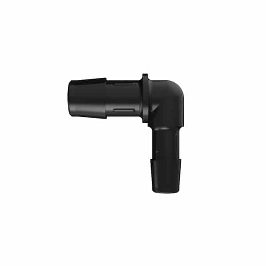 Hydro Flow Barbed Reducer Elbow 1/2in to 3/8in
