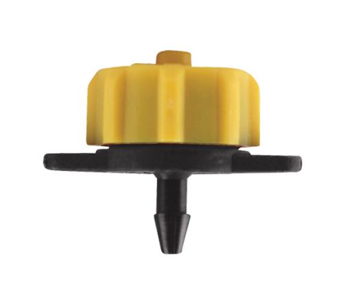 Hydro Flow Regulated Yellow Button Emitter .5 GPH