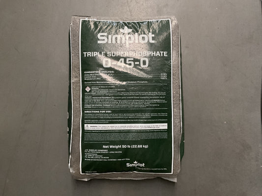 Simplot Triple Superphosphate  0-45-0 (50 Lb)