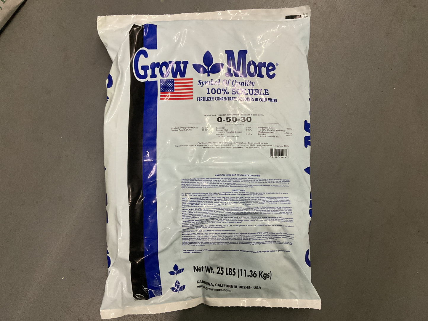 Grow More 0-50-30 (25lb)