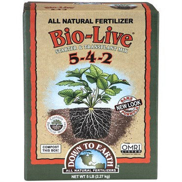 Down To Earth Bio-Live 5-4-2 (5LB)