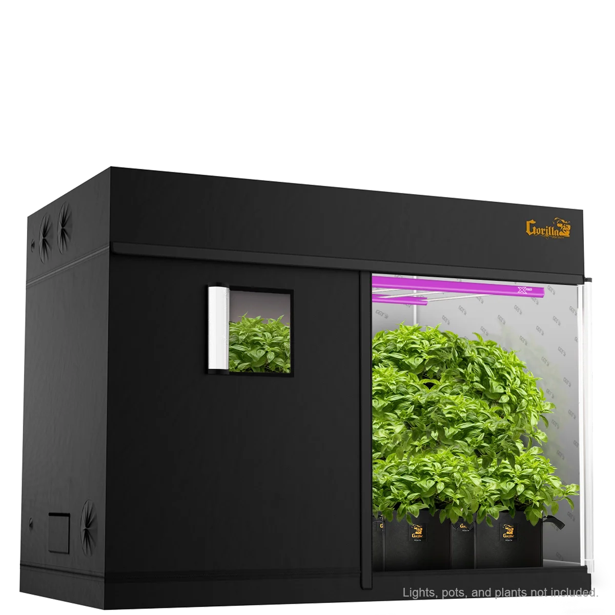 Gorilla Grow Tent w/ Extension Kit (4’x8’)