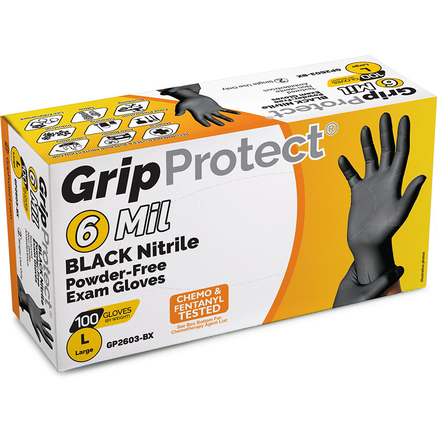 Grip Protect Nitrile Gloves 6 mil (X-Large)