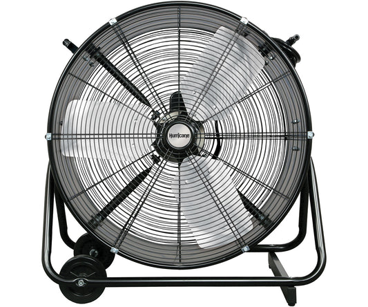 Hurricane Pro Heavy Duty Adjustable Tilt Drum Fan (24”)