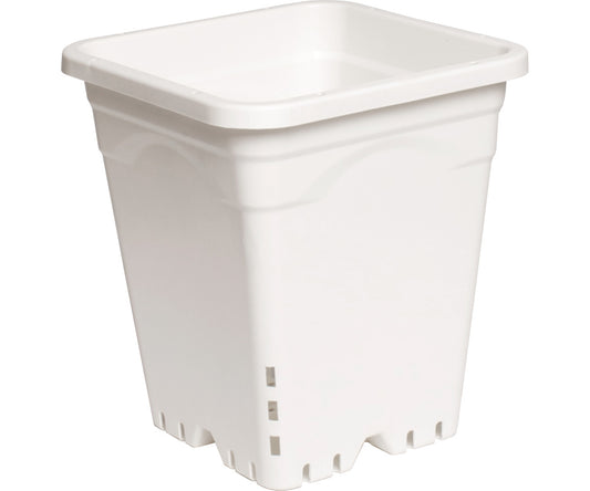 Hydrofarm Square White Pot (9x9)