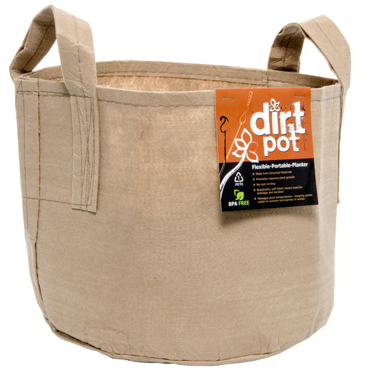 Dirt Pot Tan w/ Handles (5 Gal)
