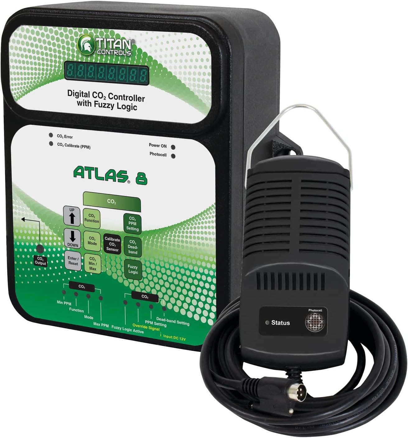 Atlas 8 Digital CO2 Controller w/ Fuzzy Logic – Golden Valley Hydroponics