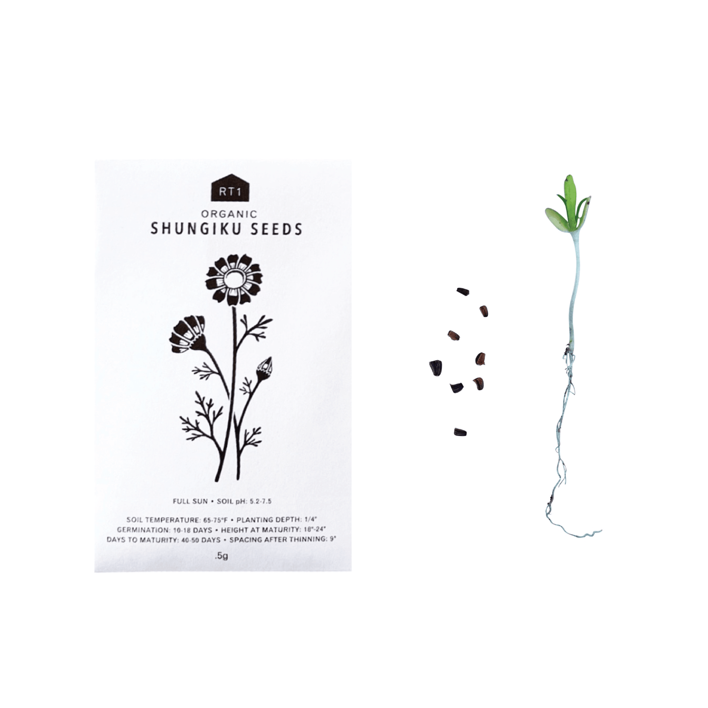 EDIBLE FLOWER SET - PACK OF 5