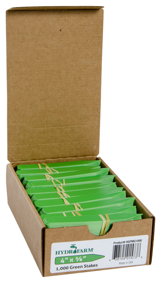 Hydrofarm Green Plant Stake Labels 100 Pack