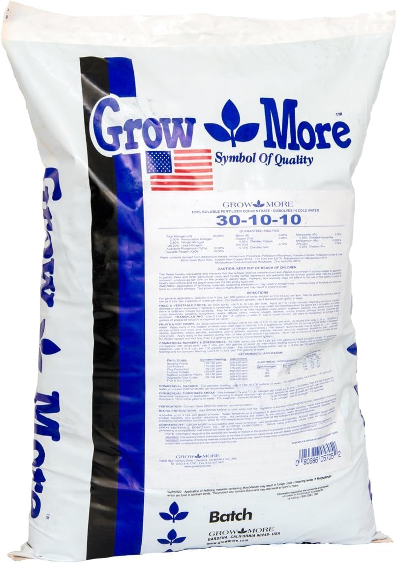 Grow More 30-10-10 (25Lb)