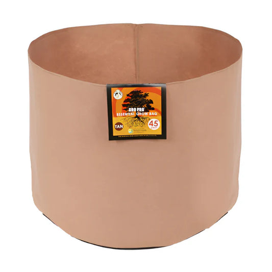 Gro Pro Tan Round Fabric Pot 45 Gal