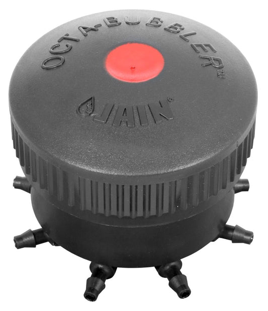 Hydro Flow Octa-Bubbler 10 GPH Per Outlet - Red High Flow Bubbler (10/Bag)