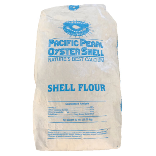 Pacific Pearl Oyster Shell Flour (50 Lb)
