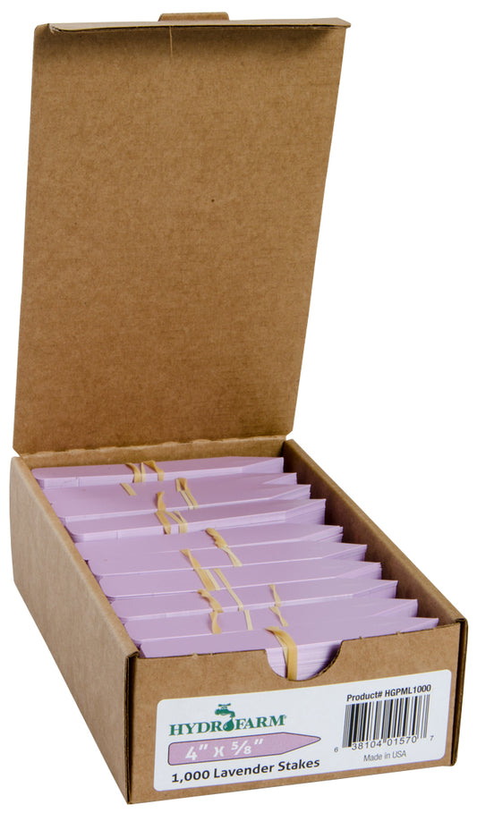 Hydrofarm Purple Plant Stake Labels 100 Pack