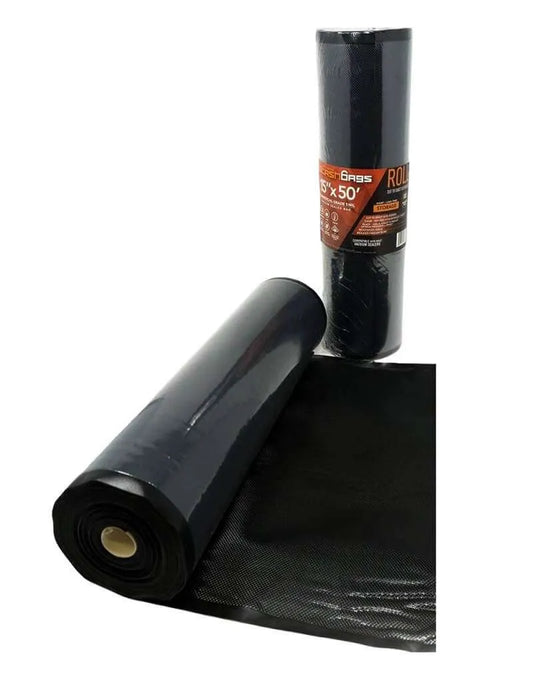 Stash Bags Deluxx Black/Clear Roll (15 X 50)
